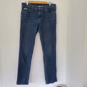 TYNDALE 10 L32 FRL 875 Blue Denim Jeans Fire Resistant #M22MT Straight Leg USA